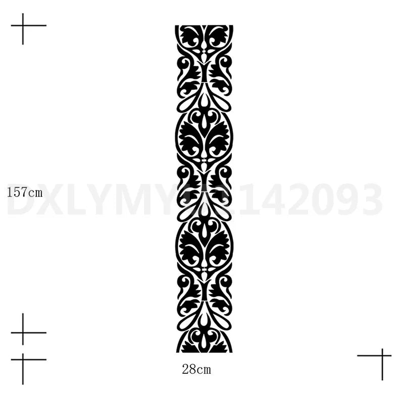 DIY 3D Espelho Adesivo de Parede para Decoração de Casa, Sala de Estar Edge Strip, Corner Line, Acrílico Adesivos para Wall Art, Decoração Mural 2