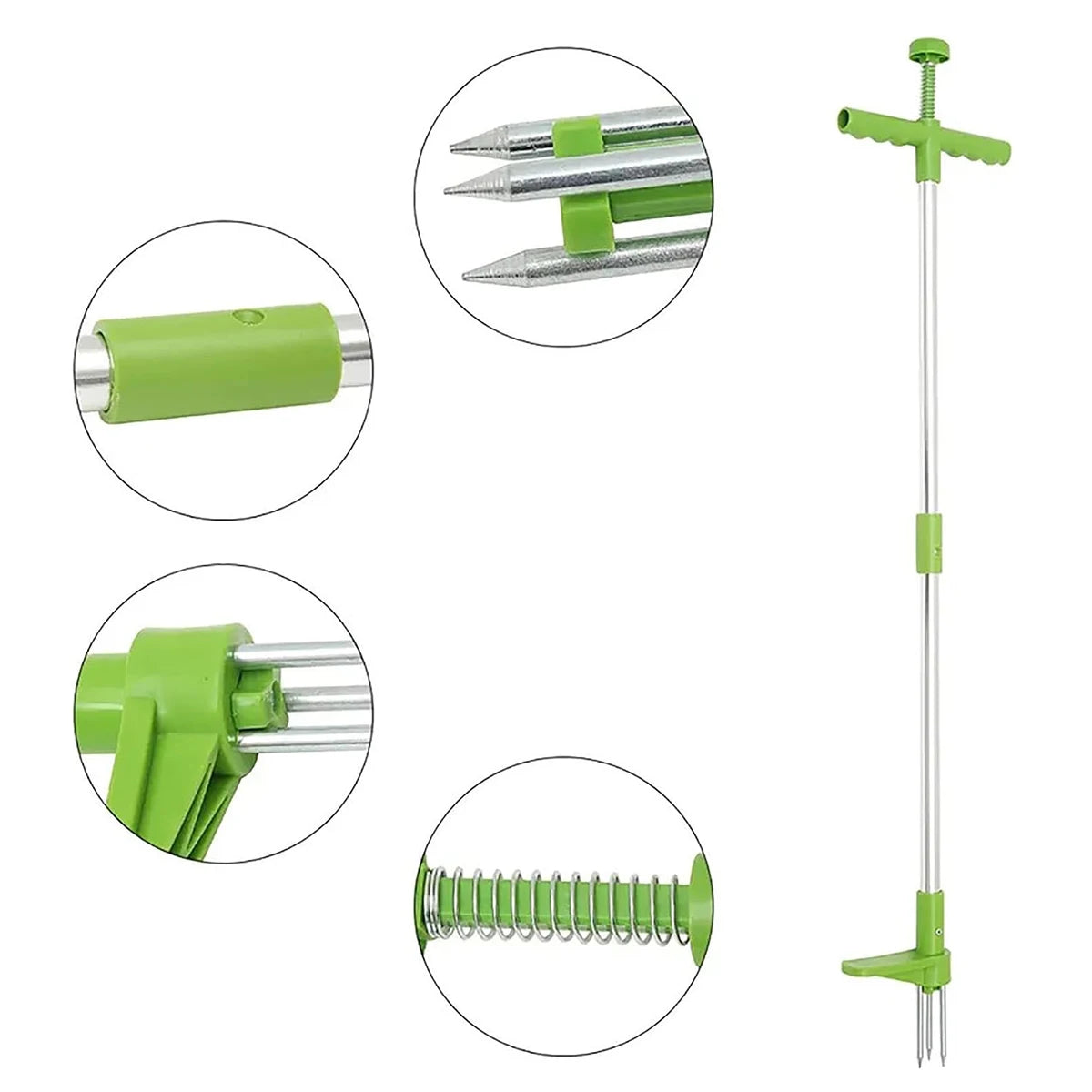Ferramenta para Remoção de Ervas Daninhas, Equipamento Agrícola para Jardinagem, Ferramentas Manuais Rurais para Remoção de Raízes de Ervas Daninhas 4