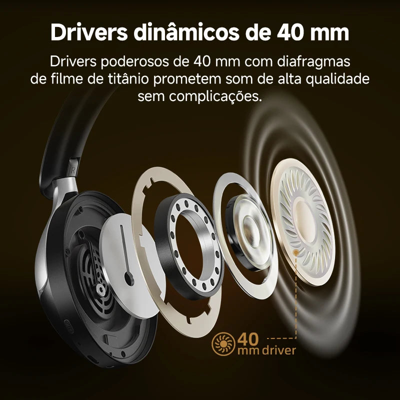 Fone de Ouvido QCY H3 Pro ANC Bluetooth 5.4 8