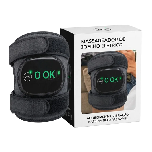 Massageador Elétrico de Joelho com Aquecimento e Vibração 1