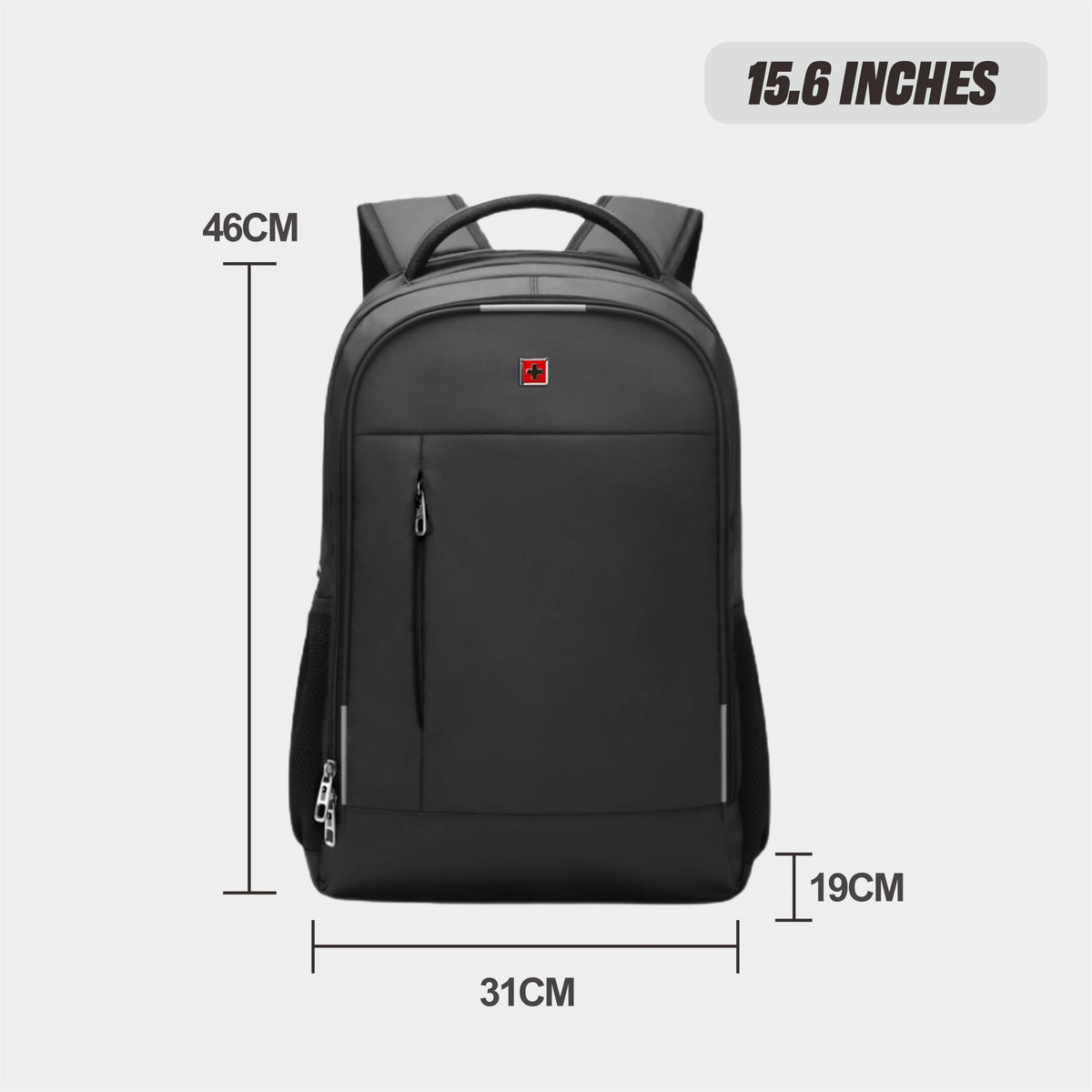 Mochila Masculina Antifurto Impermeável com USB — Grande Capacidade para Notebook 15,6" e 17,3" 13