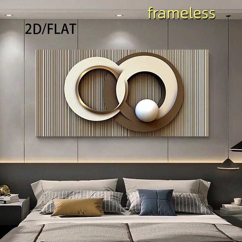Pôster Decorativo com Design Geométrico Abstrato Minimalista 5