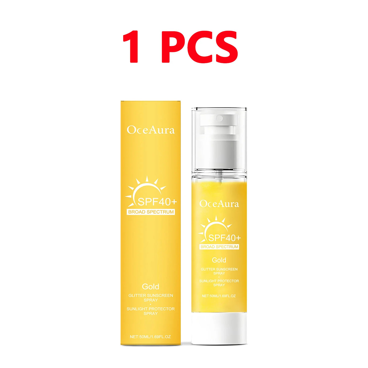 Protetor Solar Facial em Spray SPF 40+ — Leve, Não Oleoso, Antioxidante e Hidratante 3