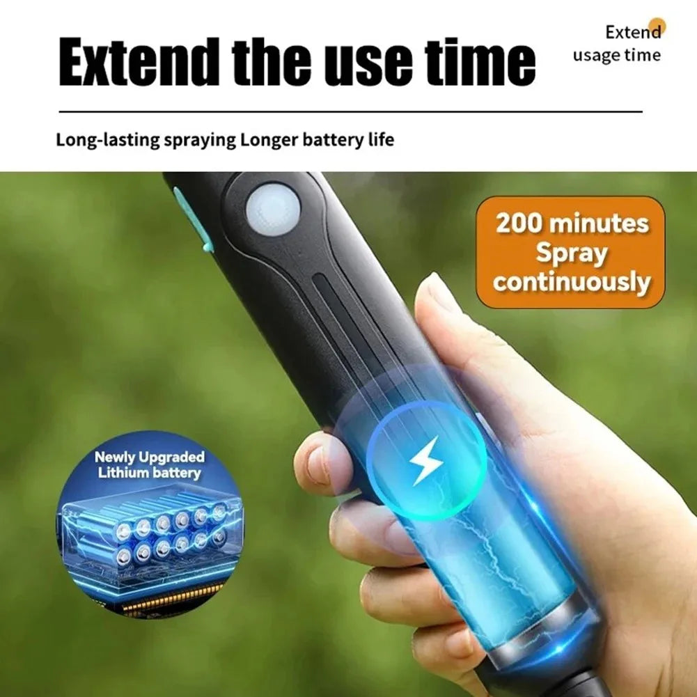 Pulverizador elétrico de pesticidas de 5/8L com recuperação automática, pulverizador de pesticidas de alta pressão para pulverização agrícola de flores. 2