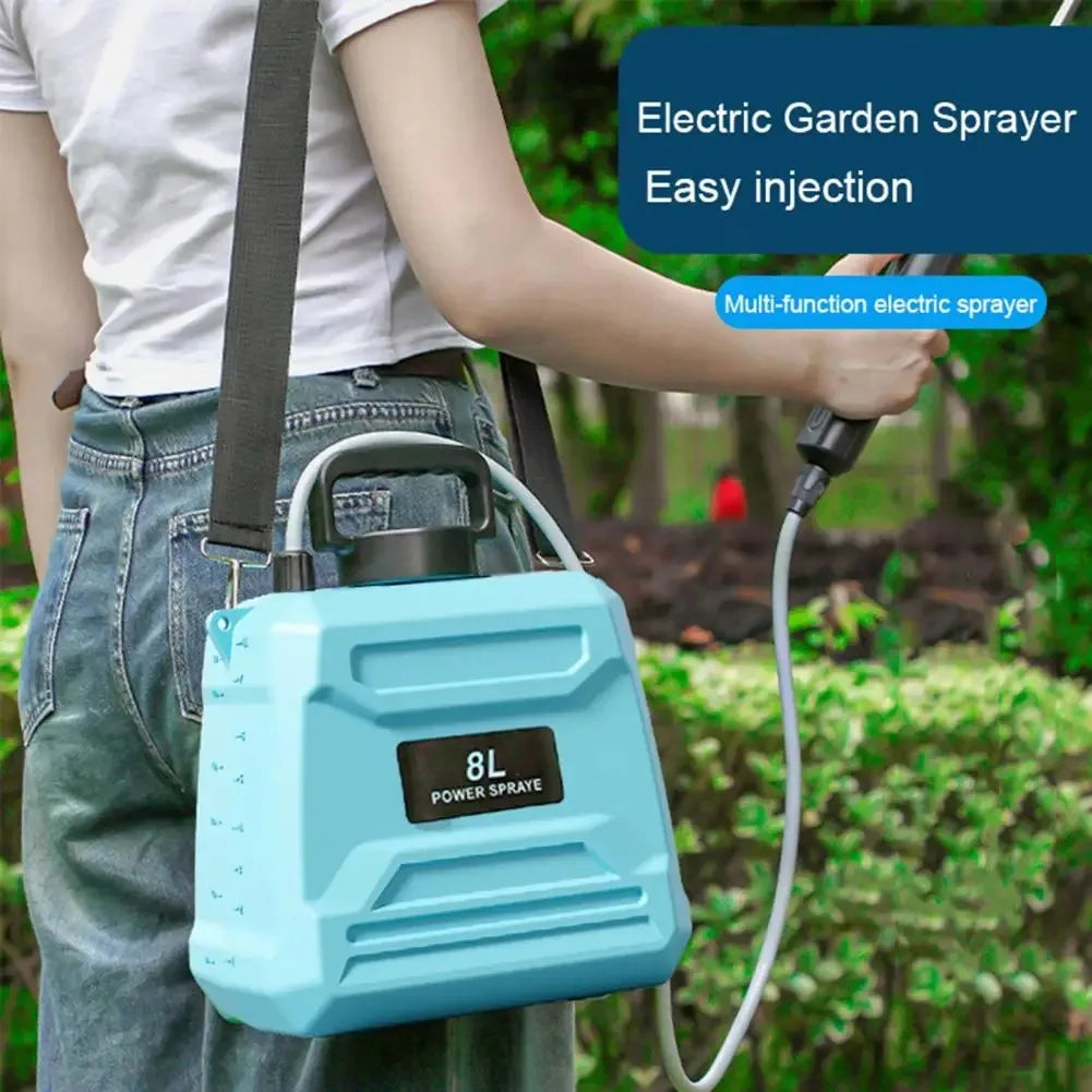Pulverizador elétrico de pesticidas de 5/8L com recuperação automática, pulverizador de pesticidas de alta pressão para pulverização agrícola de flores. 4