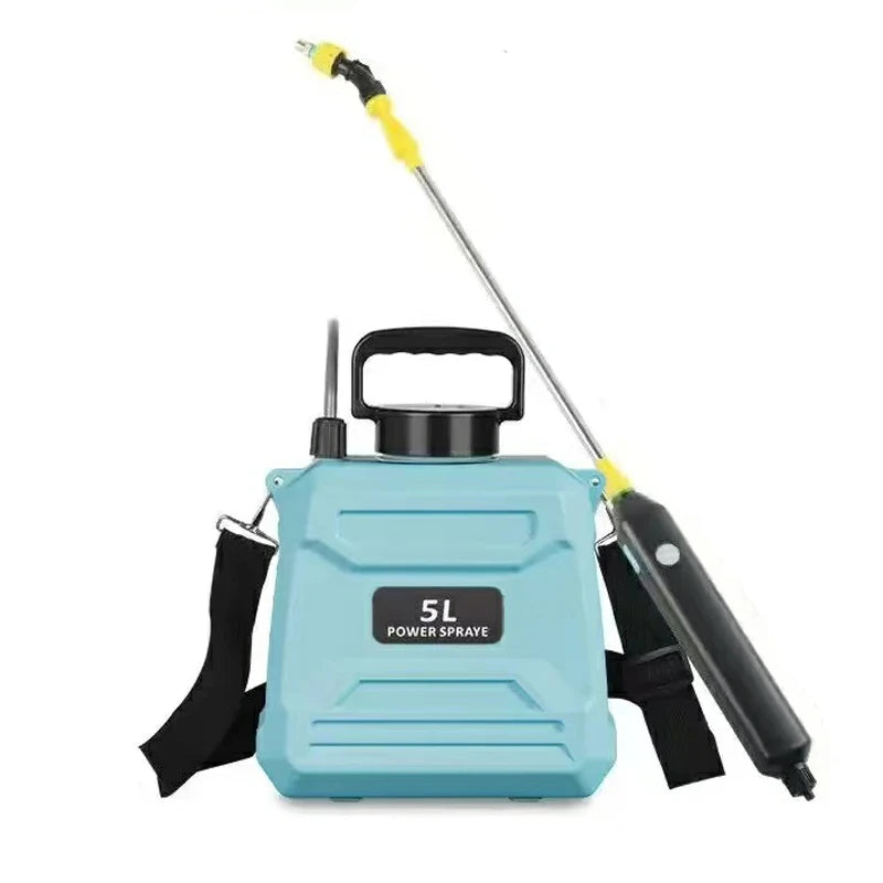 Pulverizador elétrico de pesticidas de 5/8L com recuperação automática, pulverizador de pesticidas de alta pressão para pulverização agrícola de flores. 8