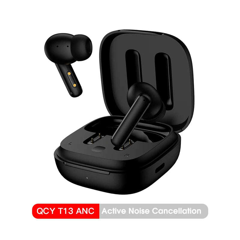 QCY-T13 ANC Fones De Ouvido Sem Fio, Bluetooth 5.3 TWS, ANC, Auscultadores De Cancelamento De Ruído, 4 Microfones ENC Headset, In-Ear, Handfree Earbuds 12