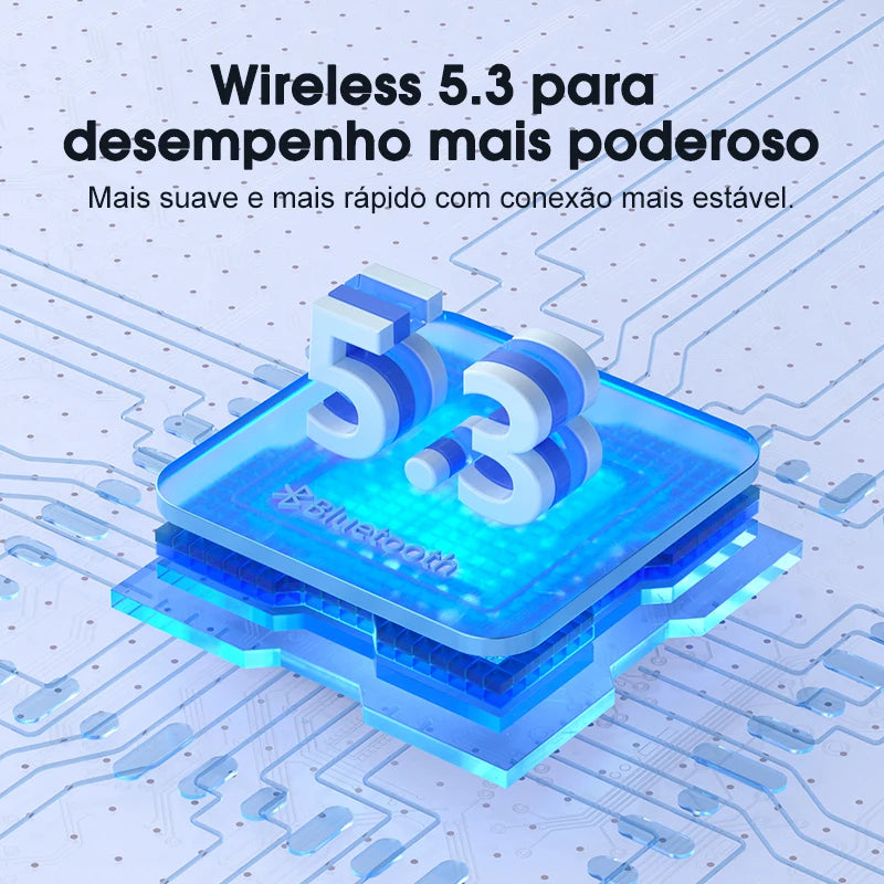 QCY-T13 ANC Fones De Ouvido Sem Fio, Bluetooth 5.3 TWS, ANC, Auscultadores De Cancelamento De Ruído, 4 Microfones ENC Headset, In-Ear, Handfree Earbuds 5