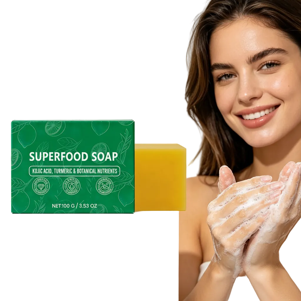 Sabonete Facial Natural com Oleo Essencial — Limpeza Profunda, Anti-Acne, Controle de Oleosidade, 100g 1