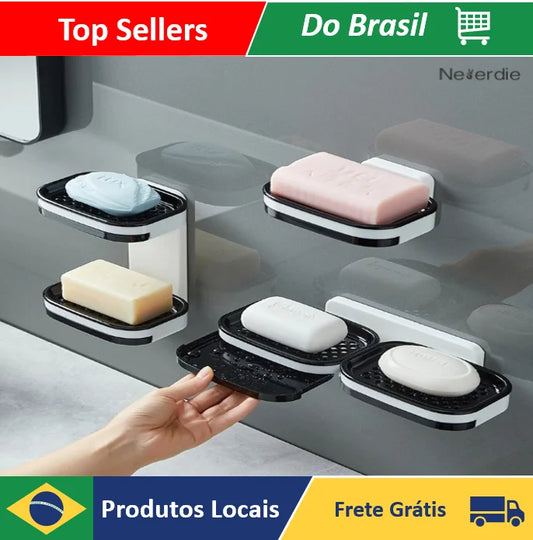 Saboneteira com Suporte para Banheiro 1