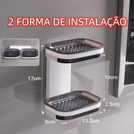 Saboneteira com Suporte para Banheiro 5