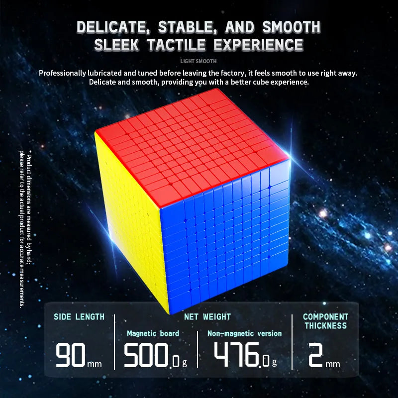 SENGSO 11x11x11 Cube Speed Cube Puzzle - Cubo profissional de alta ordem, design suave anti-pop para brinquedo educacional de competição 4
