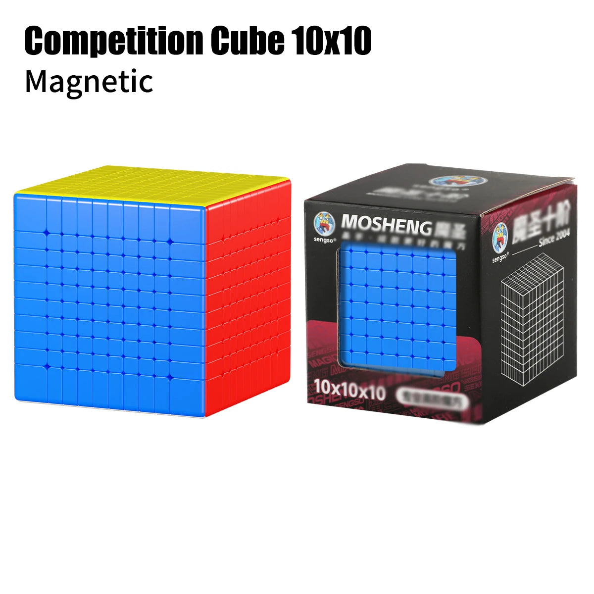 SENGSO 11x11x11 Cube Speed Cube Puzzle - Cubo profissional de alta ordem, design suave anti-pop para brinquedo educacional de competição 6