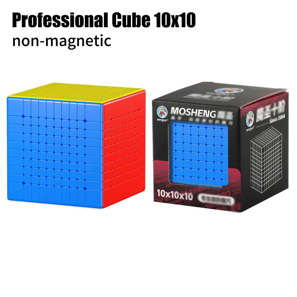 SENGSO 11x11x11 Cube Speed Cube Puzzle - Cubo profissional de alta ordem, design suave anti-pop para brinquedo educacional de competição 9