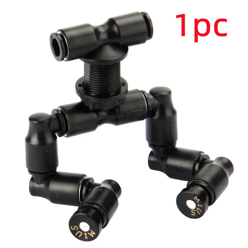 Sistema de pulverização inteligente névoa floresta tropical tanque tempo sistema spray conjunto réptil fogger terrários umidificador temporizador eletrônico 7