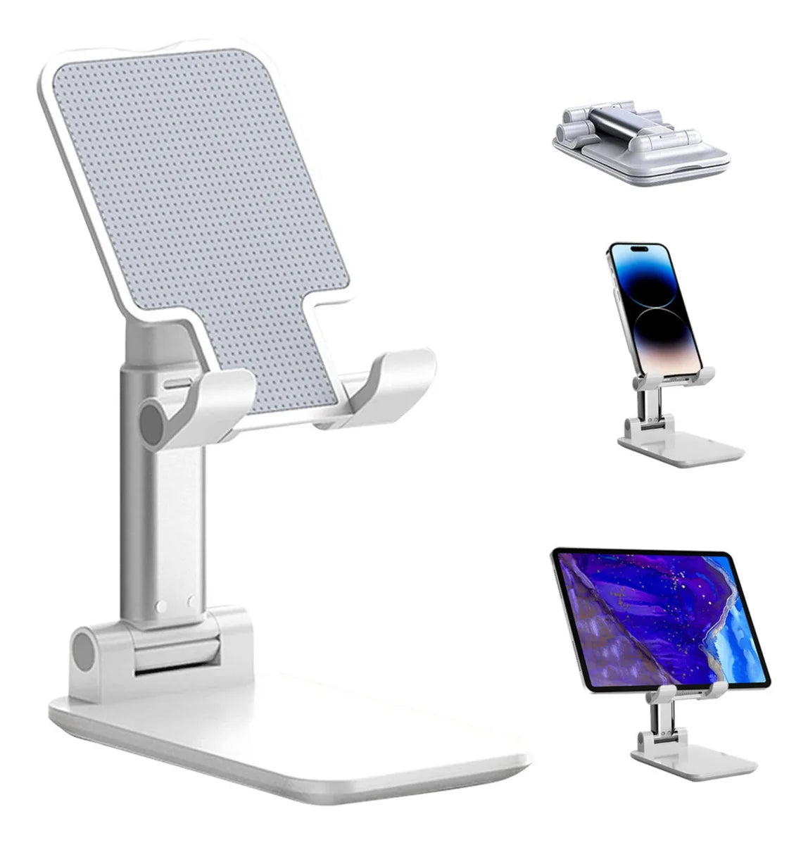 Suporte Celular Mesa Dobrável Ajustável Portátil Porta Tablet Universal 8