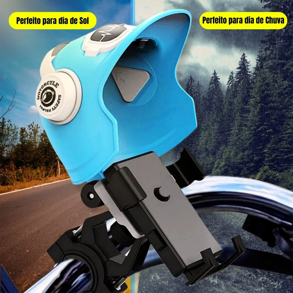 Suporte Universal para Celular de Moto com Proteção Anti-Reflexo 1