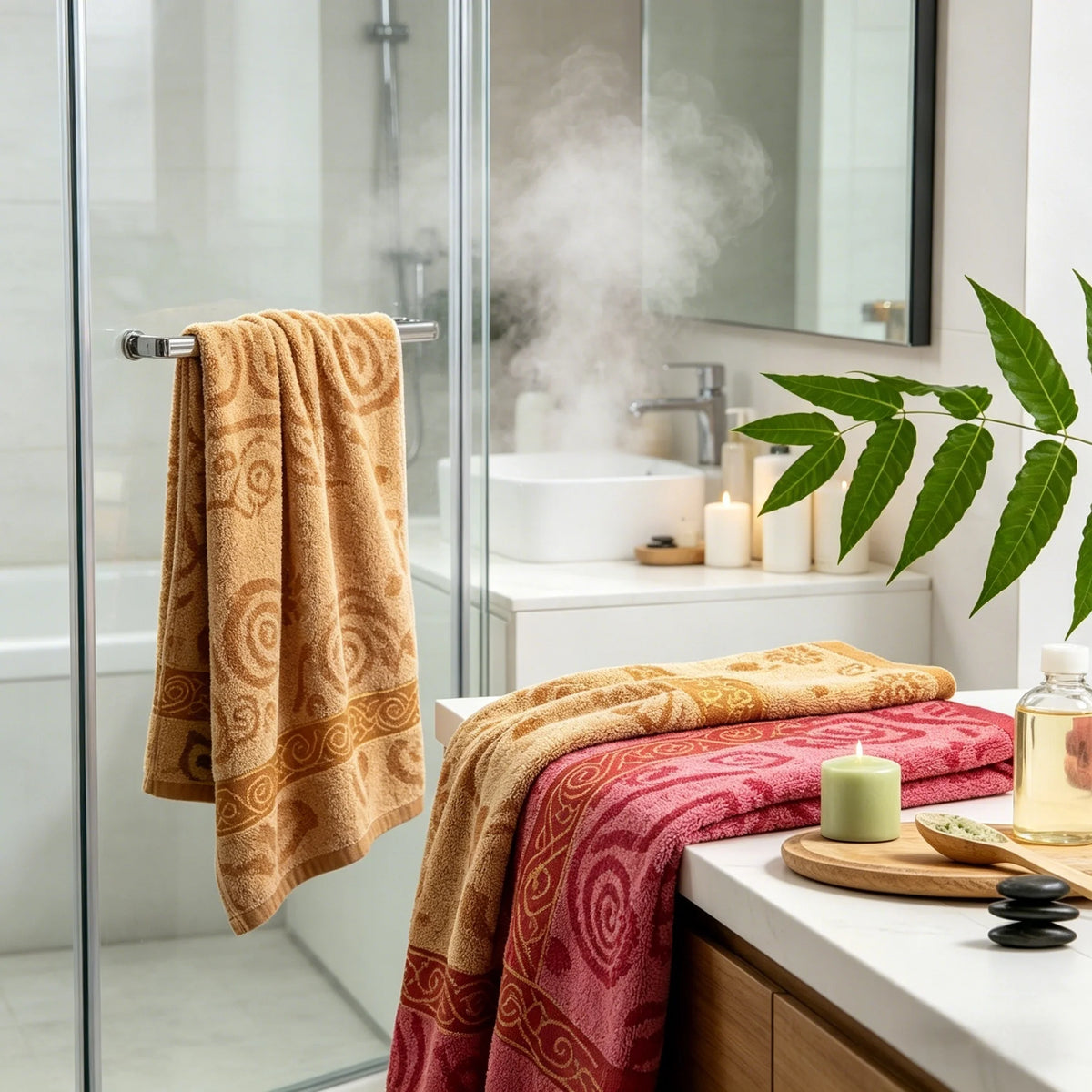 Toalha de Banho Macia e Absorvente — Secagem Rápida 3