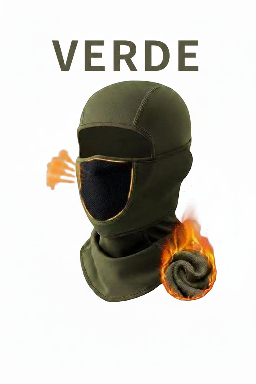 Touca Balaclava Térmica Corta-vento — Máscara Integrada para Moto, Ski e Esportes de Inverno 14