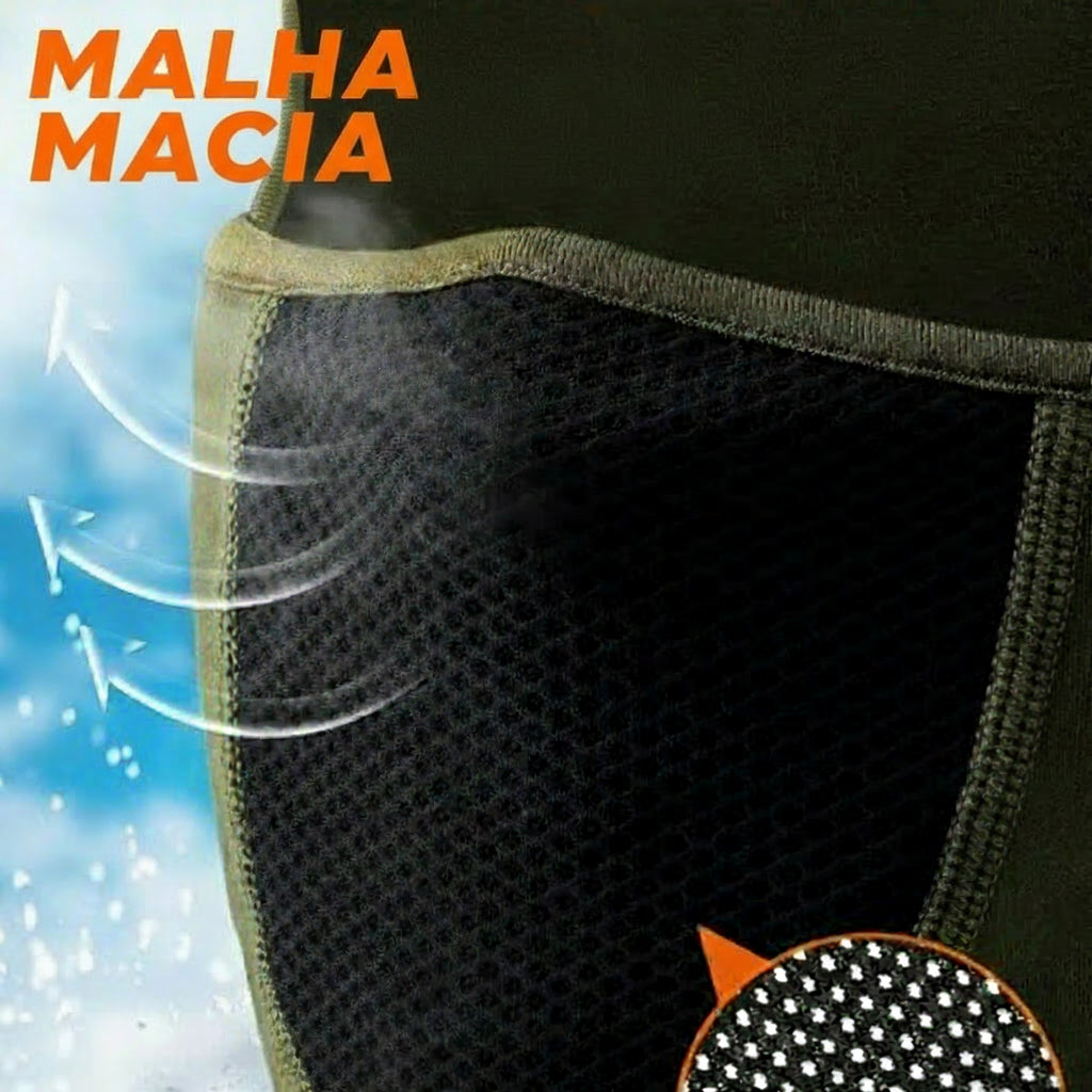 Touca Balaclava Térmica Corta-vento — Máscara Integrada para Moto, Ski e Esportes de Inverno 6
