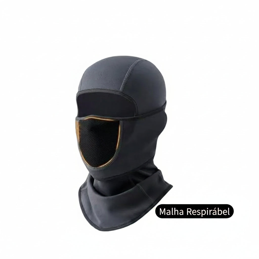 Touca Balaclava Térmica Corta-vento — Máscara Integrada para Moto, Ski e Esportes de Inverno 8